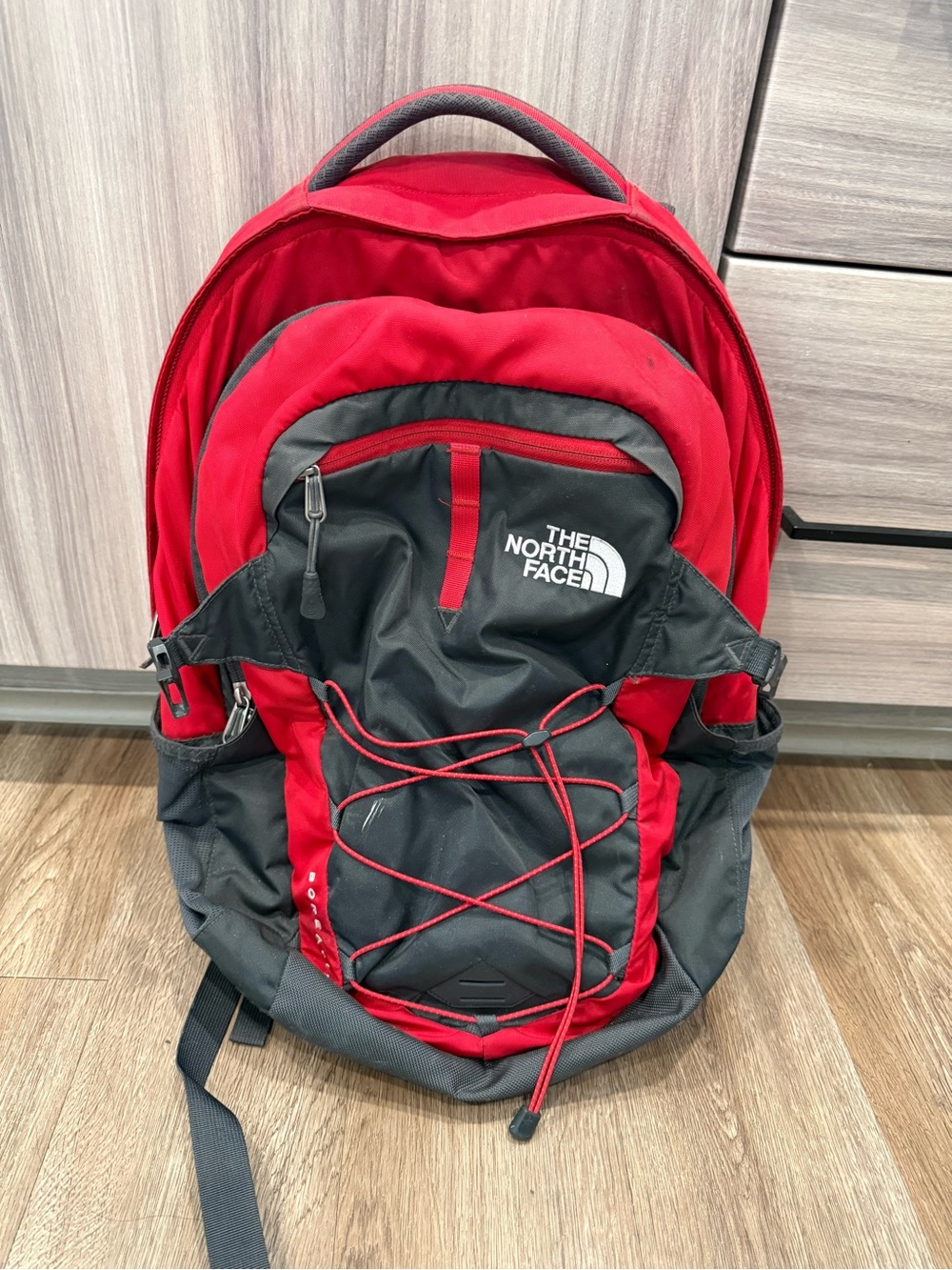 NORTH FACE Red Backpack